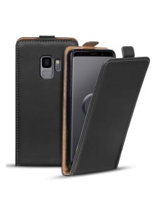 Вертикален Черен кейс Flipp за Samsung S9