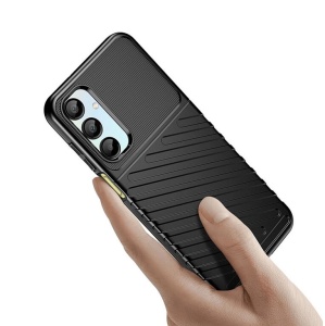 Висококачествен черен калъф Thunder за Samsung A15 със защита от удари и надрасквания