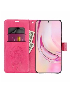 Дамски калъф тефтер MEZZO червен за Samsung Galaxy A36 за защита на дисплея и гърба