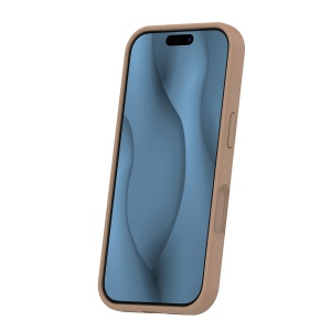 Кафяв Мек Силиконов калъф Silicone Thin Mag за iPhone 17 Pro