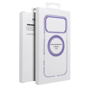Кейс Frame Circle Stand за Samsung Galaxy A37, съвместим с MagSafe – лилав - Img 5