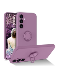 Лилав Гръб Ring Silicone Venus за Samsung S23 FE