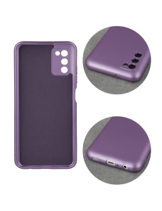Лилав Силиконов Гръб с Металически Ефект Metallic Silicone за Moto G54