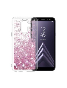 Нежен прозрачен плаващ калъф Floating Case за Samsung A6 2018
