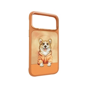 Оранжев Гръб с корги "Nimmy Case" за iPhone 17 Pro Max - Img 3