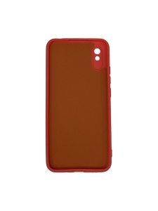Оранжев нежен гръб за телефон Poly с велур за Xiaomi Redmi 9A