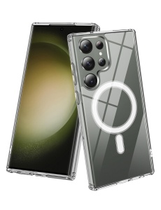 Прозрачен кейс MagSafe Color за Samsung Galaxy S26 Ultra