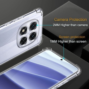 Прозрачен гръб ANTISHOCK за Xiaomi Redmi Note 15 Pro 4G