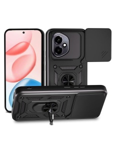 Противоударен черен калъф Camera Cover за Honor 400