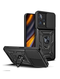 Противоударен черен калъф Camera Cover за Motorola Moto G13 G23