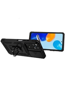 Противоударен черен кейс Camera Cover за Xiaomi Redmi Note 11 Pro 4G 5G