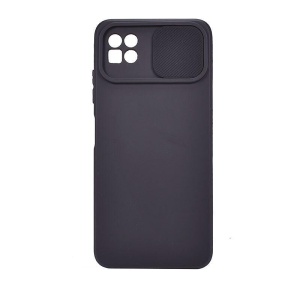 Силиконов калъф CAMSHIELD черен за Samsung A22 5G