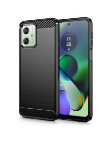 Силиконов гръб Carbon за Motorola Moto G54