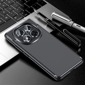 Силиконов калъф Carbon AutoFocus за Xiaomi Redmi Note 15 Pro Plus 5G със защита от удари и надрасквания