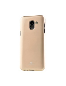 Силиконов Гръб Jelly Case в златно за Samsung A6 2018