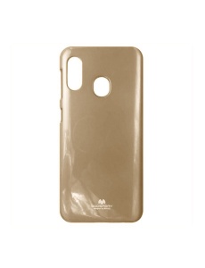 Силиконов Гръб Jelly Case в златно за Samsung Galaxy A40
