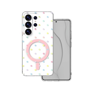 Силиконов ГръMagSafe и точки "Bubble Dots Case" за Samsung Galaxy S26 Ultra
