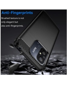Силикон Carbon за Xiaomi Redmi 12C със защита от удари и надрасквания