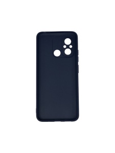 Син елегантен гръб за телефон Poly с велур за Xiaomi Redmi 12C