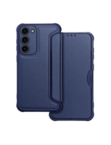 Син елегантен калъф тип тефтер Razor за Samsung A14