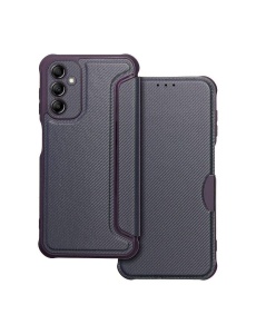 Син елегантен калъф тип тефтер Razor за Samsung A14 със стилен и практичен дизайн