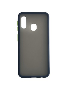Син калъф Color Buttons за Samsung A40