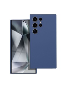 Син силиконов гръб POLY за Samsung Galaxy S25 Ultra