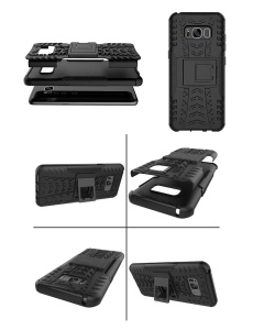 Удароустойчив черен кейс Bronya 2 за Samsung Galaxy S8 Plus