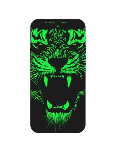 Флуоресцентен силиконов светещ в тъмното висококачествен гръб ЛУКСОС за iPhone 7 8 SE 2020