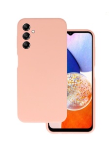 Цвят праскова силиконов гръб POLY за Samsung A15