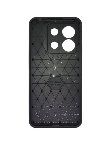 Черен гръб Carbon за Xiaomi Redmi Note 13 Pro 5G