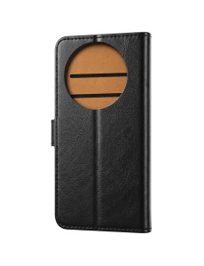 Черен Калъф "Genuine Leather" за Honor Magic 8 Lite - Img 2