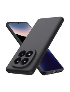 Черен силиконов гръб POLY за Xiaomi Redmi Note 15 5G