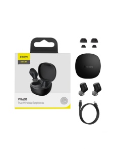 Baseus BW01 OnyxBlack True Wireless Слушалки