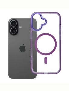 Case за iPhone 17 Frame Clear Hybrid Mag