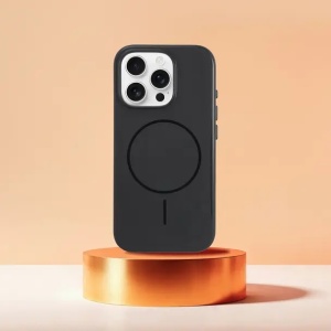 Case for iPhone 18 Pro Glossy Mag Cover compatible with MagSafe black - Img 5