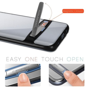 Dream Bumper с PVC кант и стойка за Samsung S8 Plus с прецизни изрязвания за камера и бутони