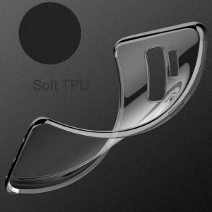 Electroplate Corner силиконов калъф с черен кант за Samsung S9 Plus