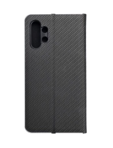 Kалъф тефтер черен CARBON WITH FRAME за Samsung A33 с място за карти и банкноти