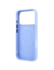 Original Guess Case за 17 Pro Max съвместим с MagSafe, sky blue - Img 7