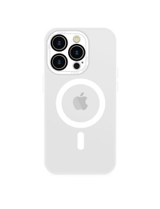 Бял гръб Mag Safe with camera cover за IPHONE 13