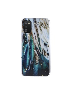 Елегантен ВИСОКОКАЧЕСТВЕН силиконов калъф Gold Glam за Samsung A02s