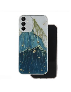 Елегантен ВИСОКОКАЧЕСТВЕН силиконов калъф Gold Glam за Samsung A55