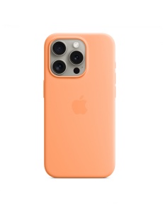 Елегантен Оригинален Калъф за iPhone 15 Pro Портокалово оранжево