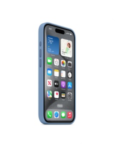 Елегантен Оригинален гръб за iPhone 15 Pro Max Небесно синьо