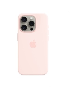 Елегантен Оригинален Калъф за iPhone 15 Pro Max Светло розов