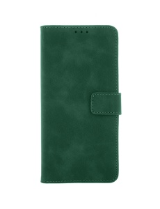 Зелен калъф тип тефтер за телефон Smart Velvet за Samsung S24 Plus