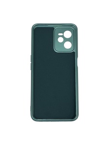 Зелен гръб Poly с велур отвътре за Realme C35