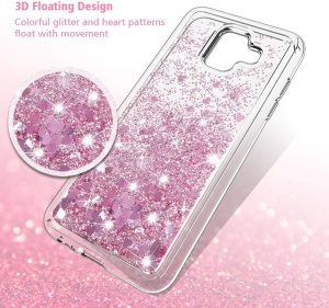 Нежен прозрачен плаващ гръб Floating Case за Samsung A6 2018