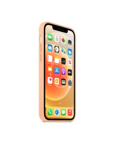 Оригинален Елегантен гръб за iPhone 12 Светло Оранжев